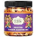 LILA DRY FRUITS Roasted Kaju Badam Mix 100 grams Salted Cashew Almond Mixed Pack Ideal for Snacking, Munching, Partying Flavoured Cashews Almonds Healthy Snacks Perfect for Giftings