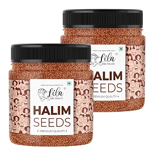 lila dry fruits halim seeds 500g x 2 aliv seed for eating and weight management garden cress seeds  grown in india  export quality  haleem seeds for hair growth perfect for gifting