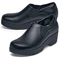 LILA Kelsey Women's Work Clog, Non-Slip, Water-Resistant Leather