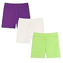 Lilax Girls' Basic Solid Soft Dance Short for Gymnastics or Under Skirts