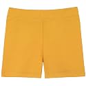 Lilax Girls' Basic Solid Soft Dance Short for Gymnastics or Under Skirts