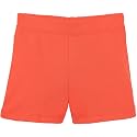 Lilax Girls' Basic Solid Soft Dance Short for Gymnastics or Under Skirts