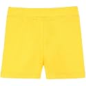 Lilax Girls' Basic Solid Soft Dance Short for Gymnastics or Under Skirts