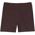 Lilax Girls' Basic Solid Soft Dance Short for Gymnastics or Under Skirts