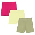 Lilax Girls' Basic Solid Soft Dance Short for Gymnastics or Under Skirts