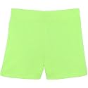 Lilax Girls' Basic Solid Soft Dance Short for Gymnastics or Under Skirts
