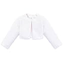 Lilax Girls Cozy Faux Fur Long Sleeve Crew Neck Dress Coat