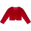 Lilax Girls Cozy Faux Fur Long Sleeve Crew Neck Dress Coat