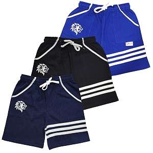 LilBits Boys Pack of 3 Striped Shorts