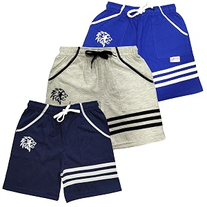 LilBits Boys Pack of 3 Striped Shorts