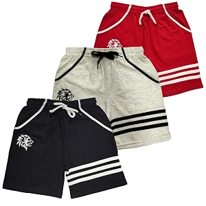 LilBits Boys Pack of 3 Striped Shorts