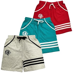 LilBits Boys Pack of 3 Striped Shorts
