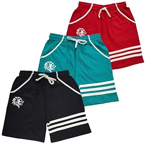 LilBits Boys Pack of 3 Striped Shorts