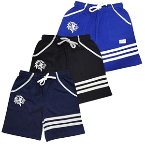 LilBits Boys Pack of 3 Striped Shorts