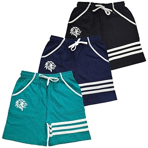 LilBits Boys Pack of 3 Striped Shorts