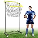 Liliful Football Throwing Net QB Target Portable Training Accuracy Trainer
