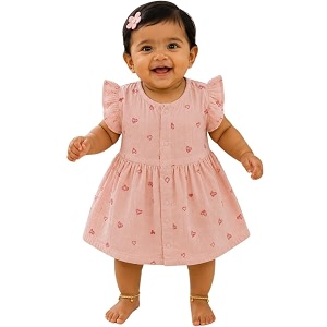 Lilimi Toddler Baby Girl Cotton Muslin Dress