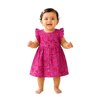 Lilimi Toddler Baby Girl Cotton Muslin Dress