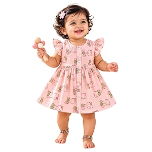 Lilimi Toddler Baby Girl Cotton Muslin Dress