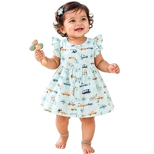 Lilimi Toddler Baby Girl Cotton Muslin Dress