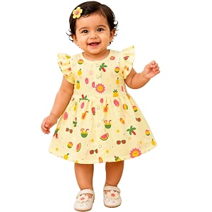 Lilimi Toddler Baby Girl Cotton Muslin Dress
