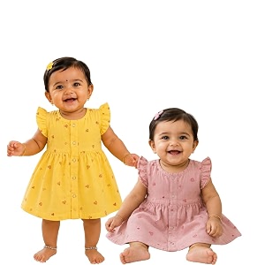 Lilimi Toddler Baby Girl Cotton Muslin Dress