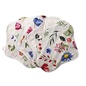 Lilind® 6 Pack Organic Cloth Pads, Regular 9 inch 100% Cotton Reusable Menstrual Sanitary Napkins, Complete Set, Zero Waste