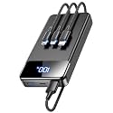 LILIO Portable Charger Power Bank，60000mAh Battery Pack, 22.5W Power Bank Fast Charging with USB Cable, Phone Charger for iPhone 17/16/15/14/13 All Series/Samsung/Android,Matte Black