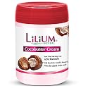Lilium Herbal Cocoa Butter Active Moisturizer Cream - Deep Hydration for Dry Skin - Vitamin E &amp; Herbal Extracts - Large 900ML Value Pack - For Smooth, Soft &amp; Radiant Skin