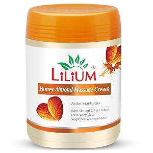lilium honey almond massage cream 500ml
