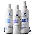 Lillian Ruff PRO Formula Berry Blue Brilliance Bundle - Ultimate Tear Stain & Odor Eliminator Set, Includes Berry Blue Shampoo, Conditioner & Waterless Shampoo, Hydrate, Soften & Detangle, USA Made