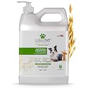 Lillian Ruff PRO Formula Deodorizing Oatmeal Dog Shampoo - Calms Itching &amp; Allergies, Ultra-Nourishing Dry Skin Relief - Oatmeal, Aloe, Coconut Oil, Lavender &amp; Provitamin B5 - Made in USA Gallon+Pump