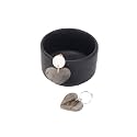 Lilly & Sparkle Alloy Silver Toned Handcrafted Heart Shaped Earrings for Women