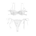 Lilosy Sexy Lingerie Set 2 Piece Women Bra and Panty
