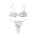 Lilosy Sexy Lingerie Set 2 Piece Women Push Up Bra and Panty 3XS-5XL