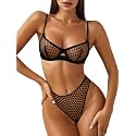 Lilosy Sexy Lingerie Set 2 Piece Women Matching Bra and Panty