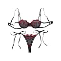 Lilosy Sexy Lingerie Set 2 Piece Women Bra and Panty