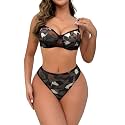 Lilosy Sexy Lingerie Set 2 Piece Women Matching Bra and Panty