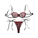 Lilosy Sexy Lingerie Set 2 Piece Women Bra and Panty