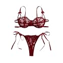 Lilosy Sexy Lingerie Set 2 Piece Women Bra and Panty