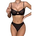 Lilosy Sexy Lingerie Set 2 Piece Women Matching Bra and Panty