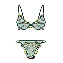 Lilosy Sexy Lingerie Set 2 Piece Women Push Up Bra and Panty 3XS-5XL