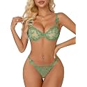 Lilosy Sexy Lingerie Set 2 Piece Women Push Up Bra and Panty 3XS-5XL
