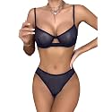 Lilosy Sexy Lingerie Set 2 Piece Women Matching Bra and Panty