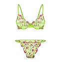 Lilosy Sexy Lingerie Set 2 Piece Women Push Up Bra and Panty 3XS-5XL