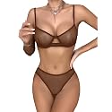 Lilosy Sexy Lingerie Set 2 Piece Women Matching Bra and Panty