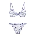 Lilosy Sexy Lingerie Set 2 Piece Women Push Up Bra and Panty 3XS-5XL