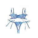 Lilosy Sexy Lingerie Set 2 Piece Women Bra and Panty