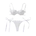 Lilosy Sexy Lingerie Set 2 Piece Women Bra and Panty