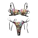 Lilosy Sexy Lingerie Set 2 Piece Women Bra and Panty